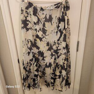 Calvin Klein Skirt. Silk. NWT. Size 14.